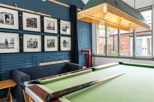 Cranmer Country Cottages games room